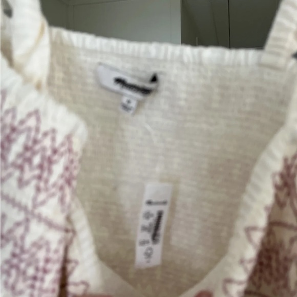 Madewell Lucie Smocked Tiered Midi Dress Medium M - Picture 6 of 6